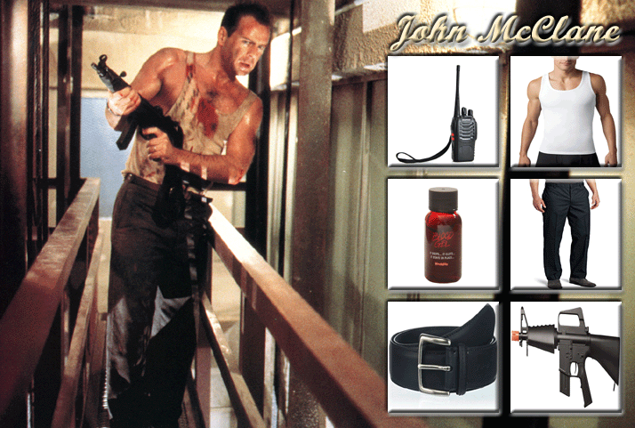 HOW TO MAKE YOUR JOHN MCCLANE COSTUME FROM DIE HARD