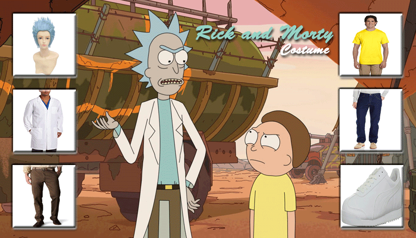 Collect all the accessories of the Rick and Morty costume here! 