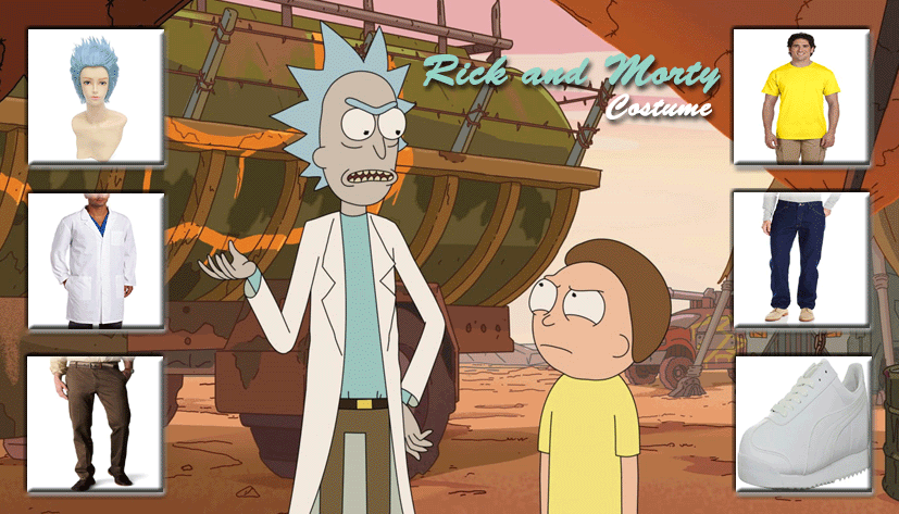 Rick and morty costumes for halloween cosplay.