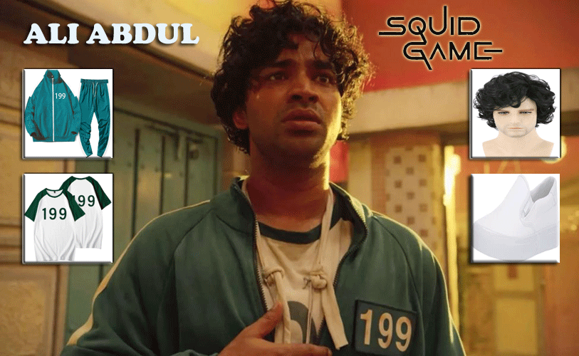 ALI ABDUL COSTUME FROM SQUID GAME