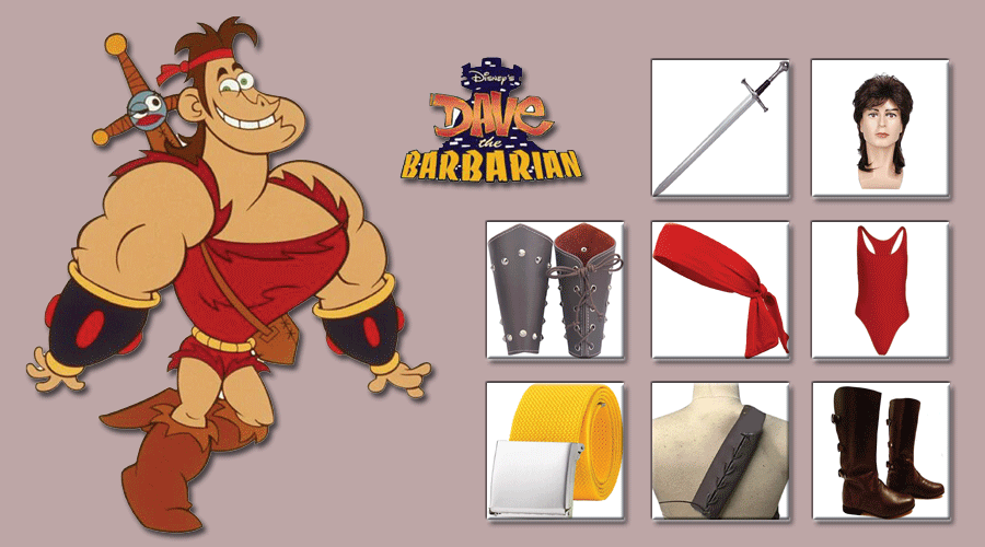 HAVE YOUR OWN DAVE THE BARBARIAN COSTUME