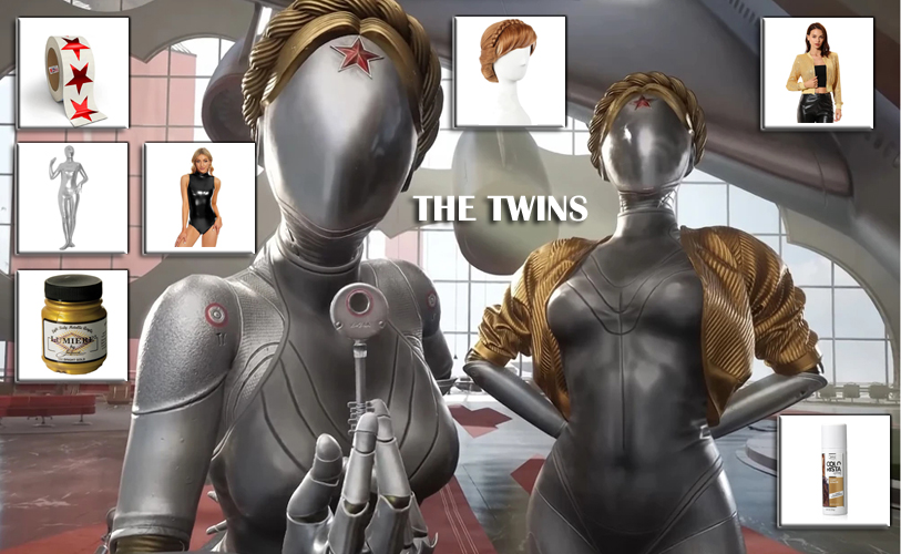 Atomic Heart Cosplay Twins Costume Cosplay Robots Atomic Twinnies