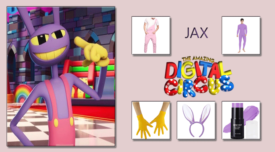 JAX COSTUME FROM THE AMAZING DIGITAL CIRCUS