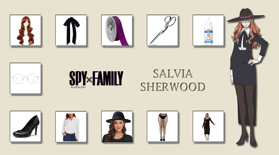 SYLVIA SHERWOOD COSTUME FROM SPY X FAMILY
