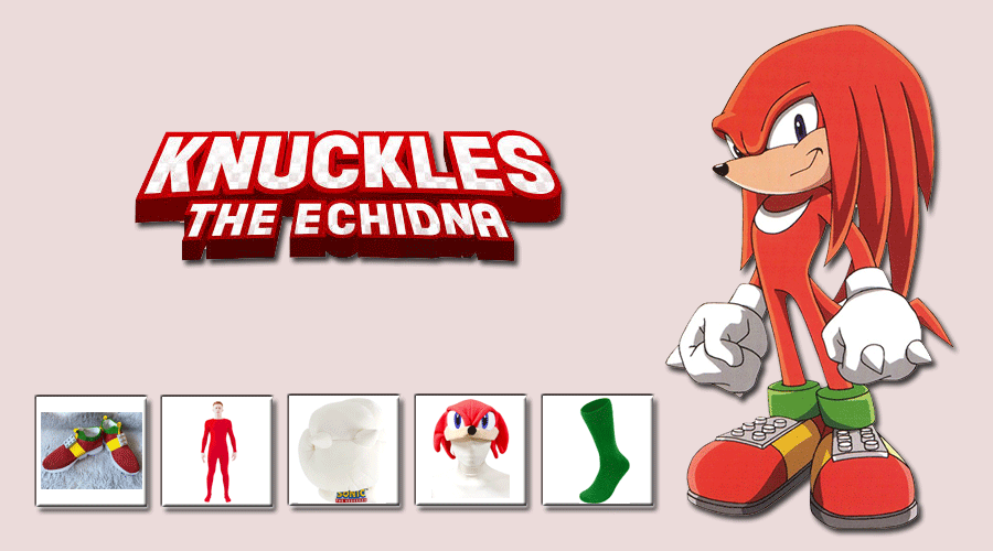 KNUCKLES THE ECHIDNA COSTUME