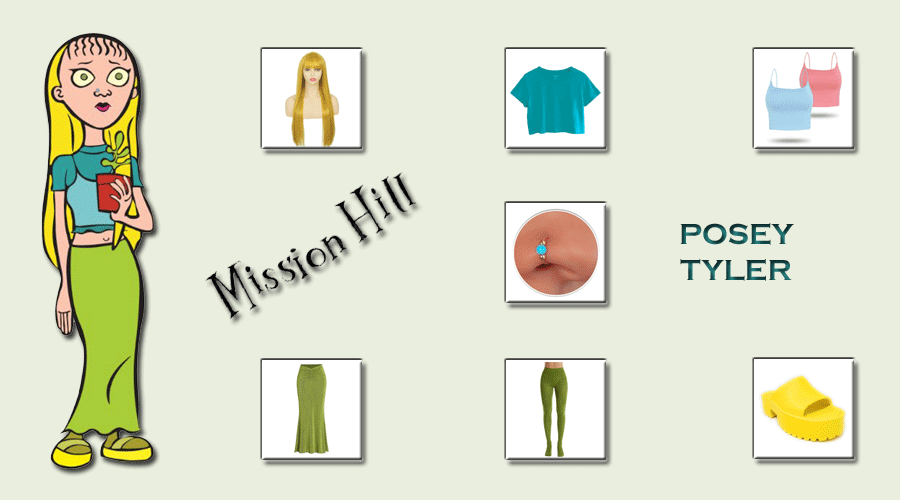 POSEY TYLER COSTUME FROM MISSION HILL